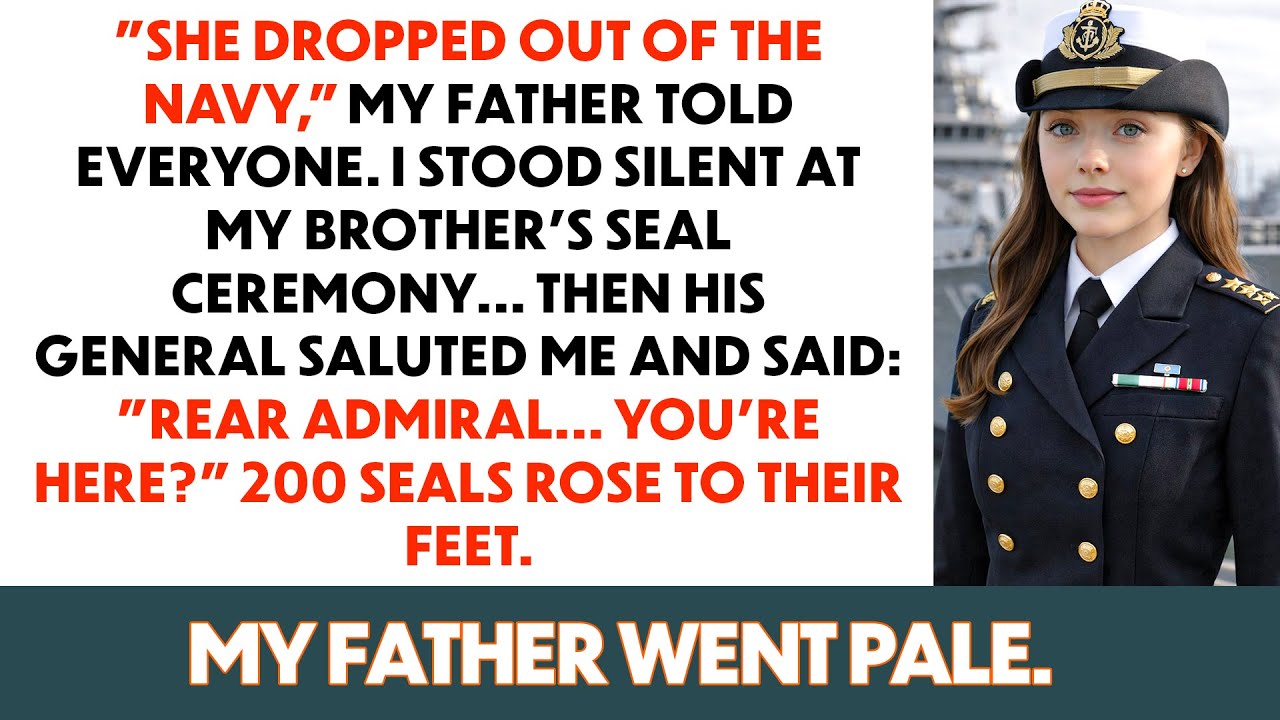 She “Dropped Out Of The Navy,” My Father Said — Until The General Saluted Me And Said “Rear Admiral”