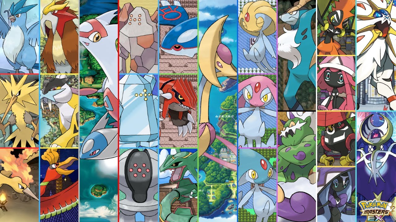 🎵 All Legendary Pokemon Battle Themes (Pokémon Masters EX Version) 🎵
