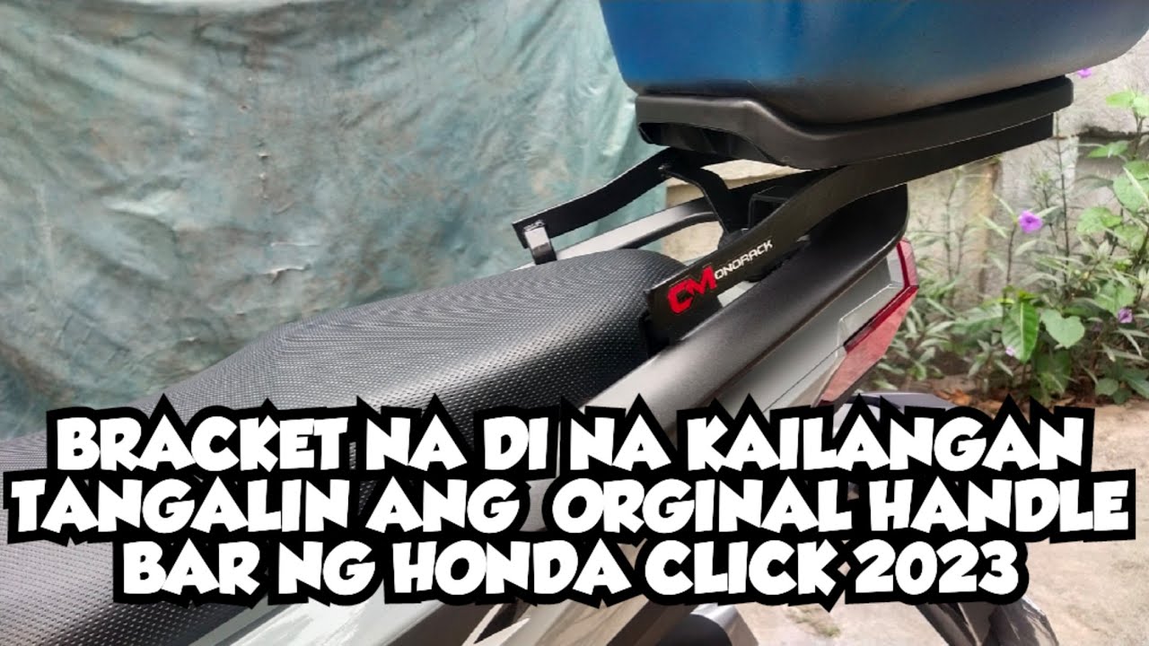 BRACKET NA CMONORACK PARA SA HONDA CLICK 2023 MODEL VERSION 3