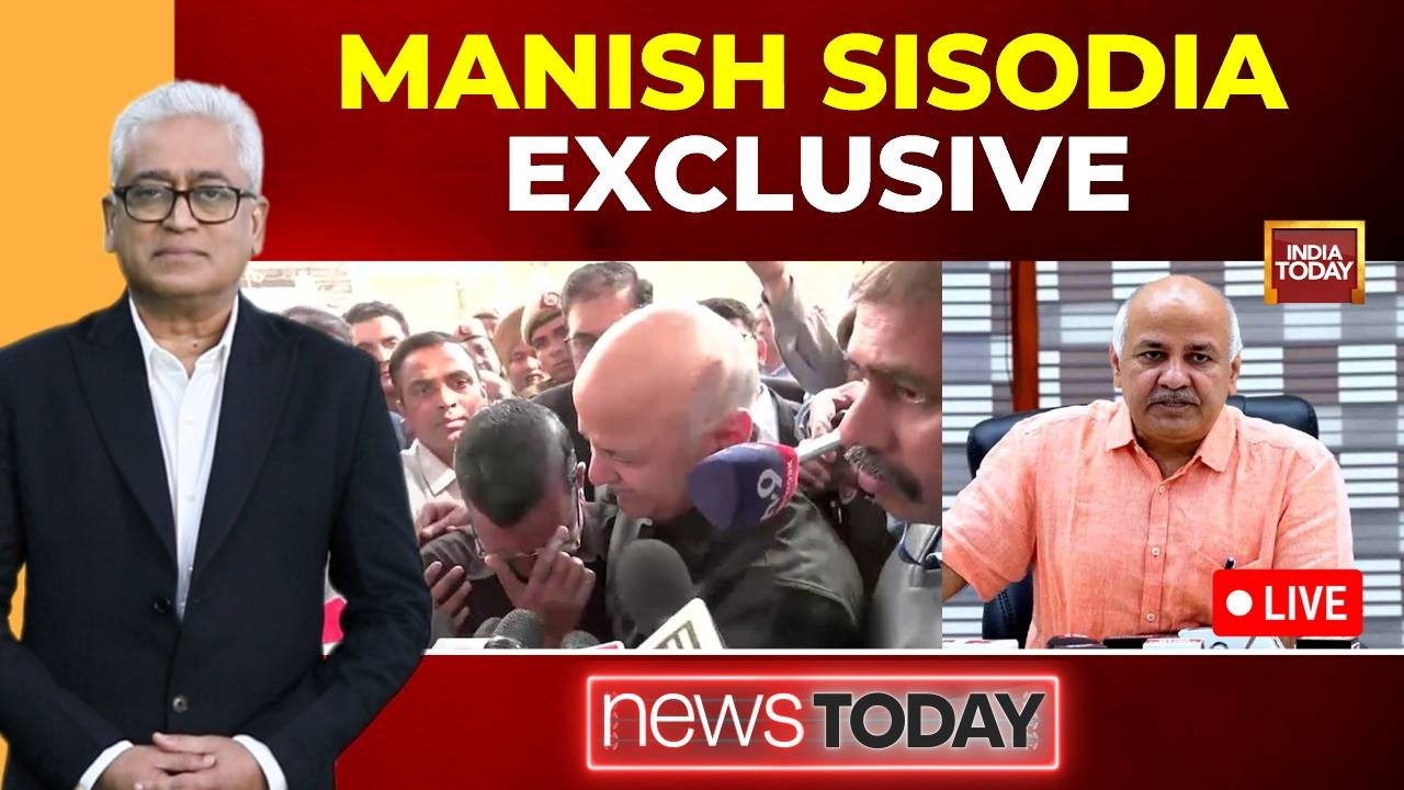 Rajdeep Sardesai LIVE: Manish Sisodia Exclusive Interview After Delhi Liquor Policy Case Relief