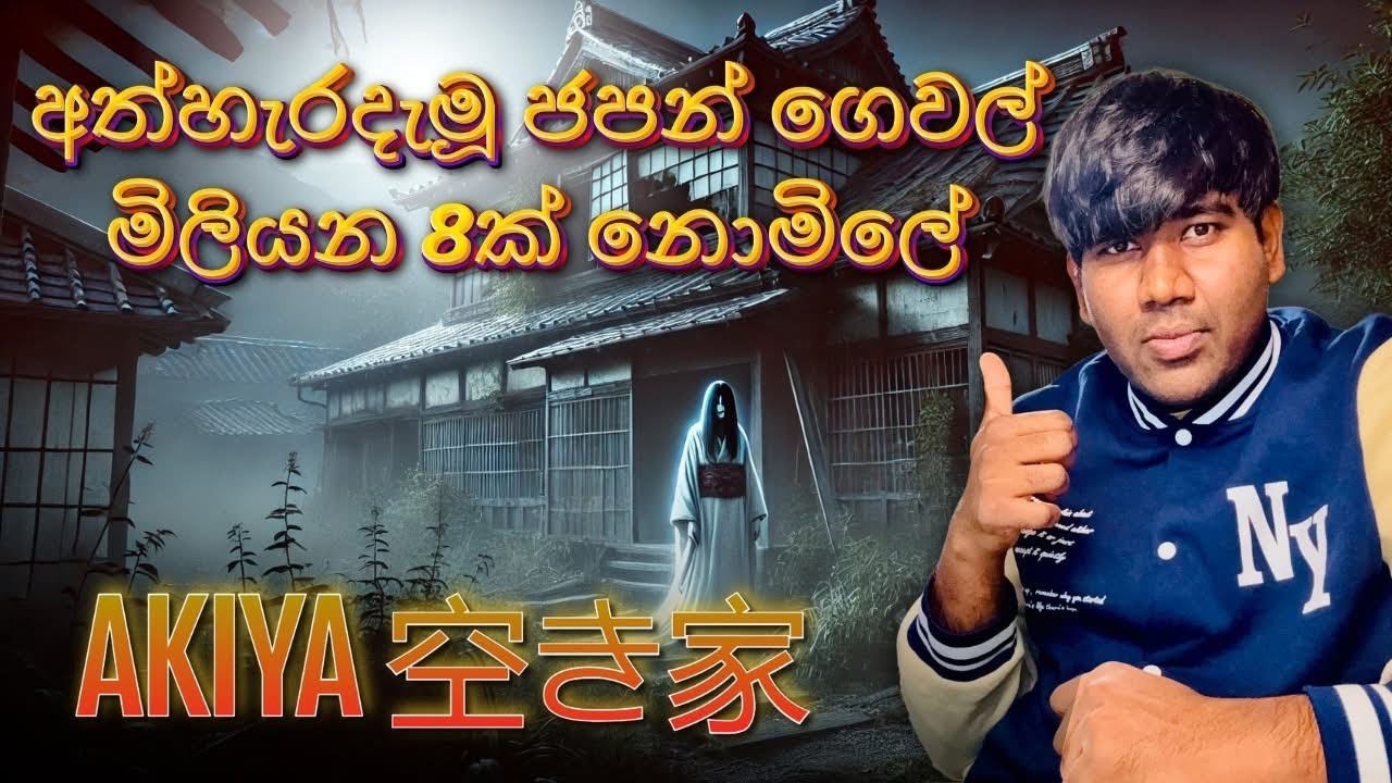 අත්භූත ජපන් ගෙවල් නොමිලේ  | Japan’s Abandoned Houses | How to buy a cheap house in Japan | Sinhala