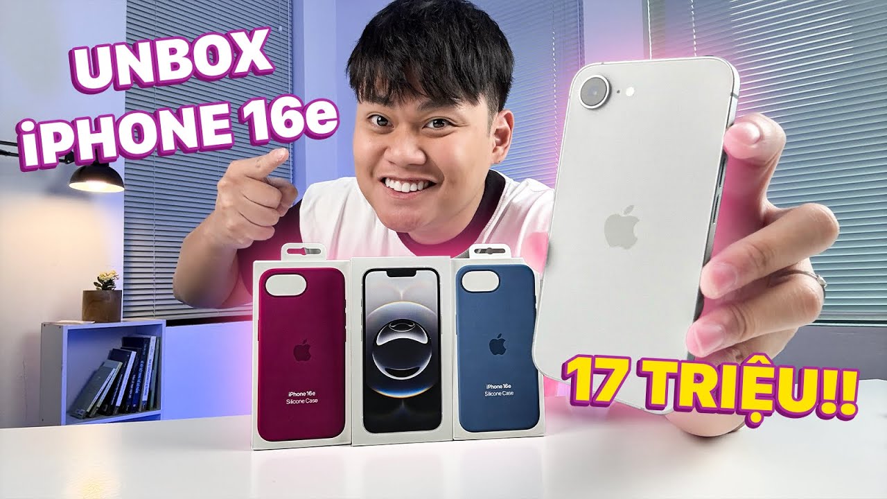 UNBOX & CẢM NHẬN NHANH iPHONE 16e: GIÁ 17 TRIỆU, 1 CAMERA, KHÔNG CÓ MAGSAFE!!