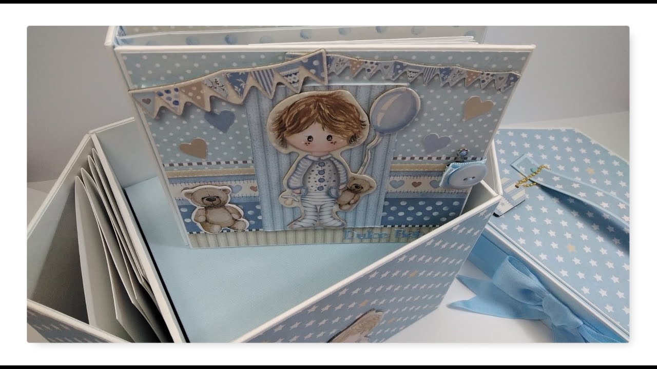 Como hice album caja para guardar cositas.Medidas, etc...