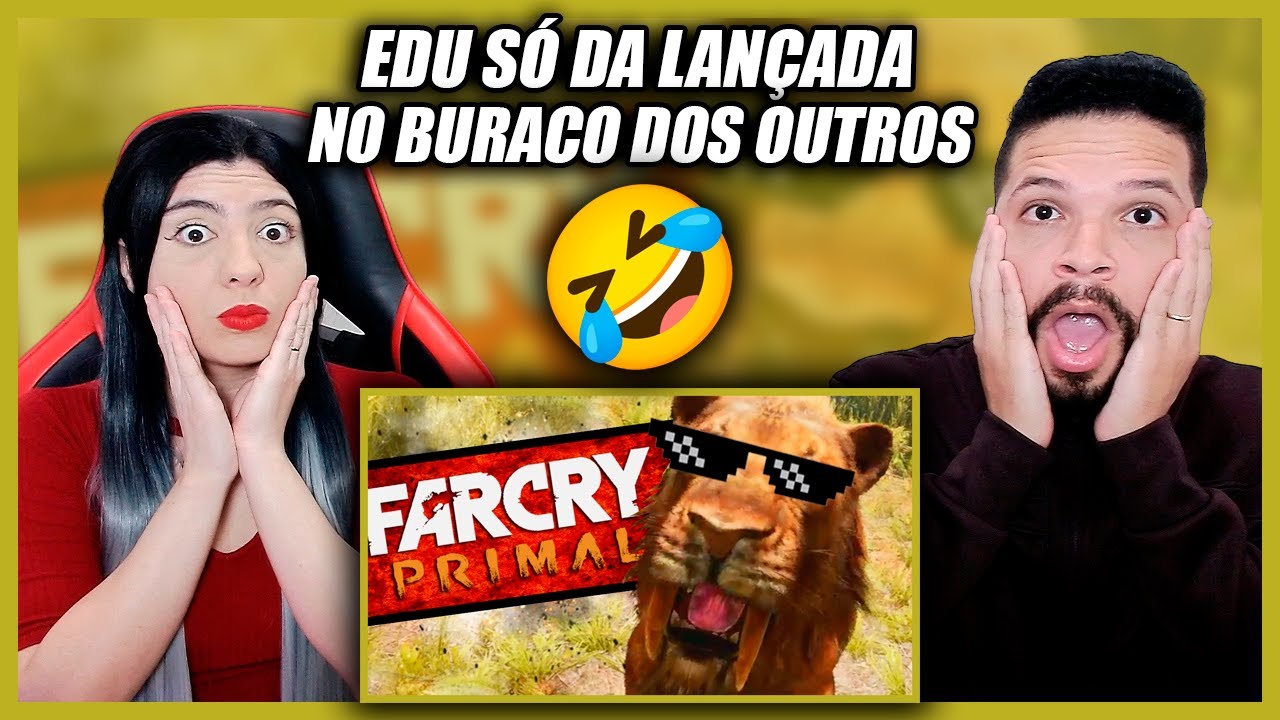 (Games EduUu) Far Cry Primal - Dente de Sabre é Insano! (REACT)