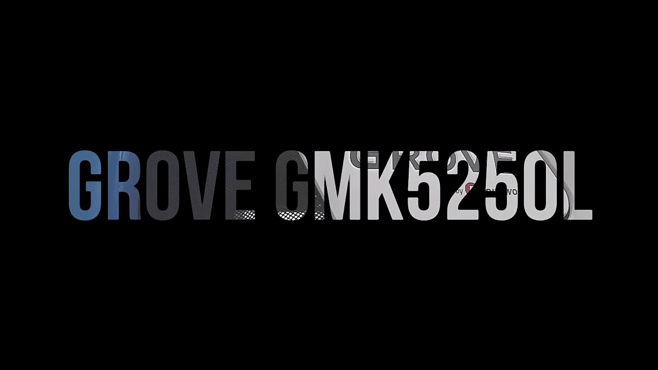 grove gmk 5250l mise en service