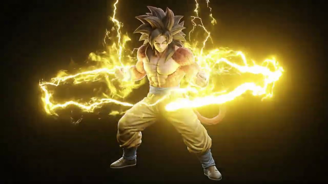 Goku Super Saiyan 4 (Dragon Ball GT) - 3D Loop | Hologram Ready (Black Screen) 4K