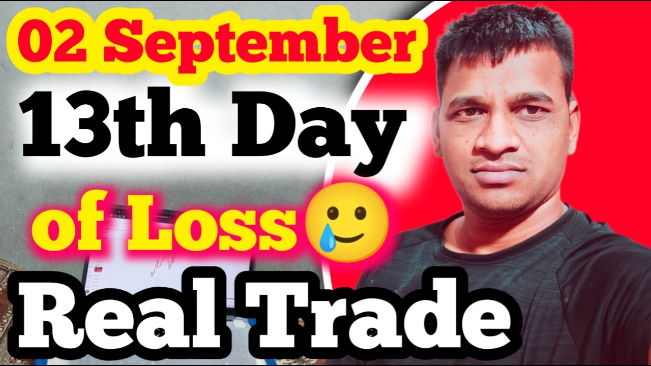 NIFTY Live Option Trade 02 September, 😭Losing Streak................................................