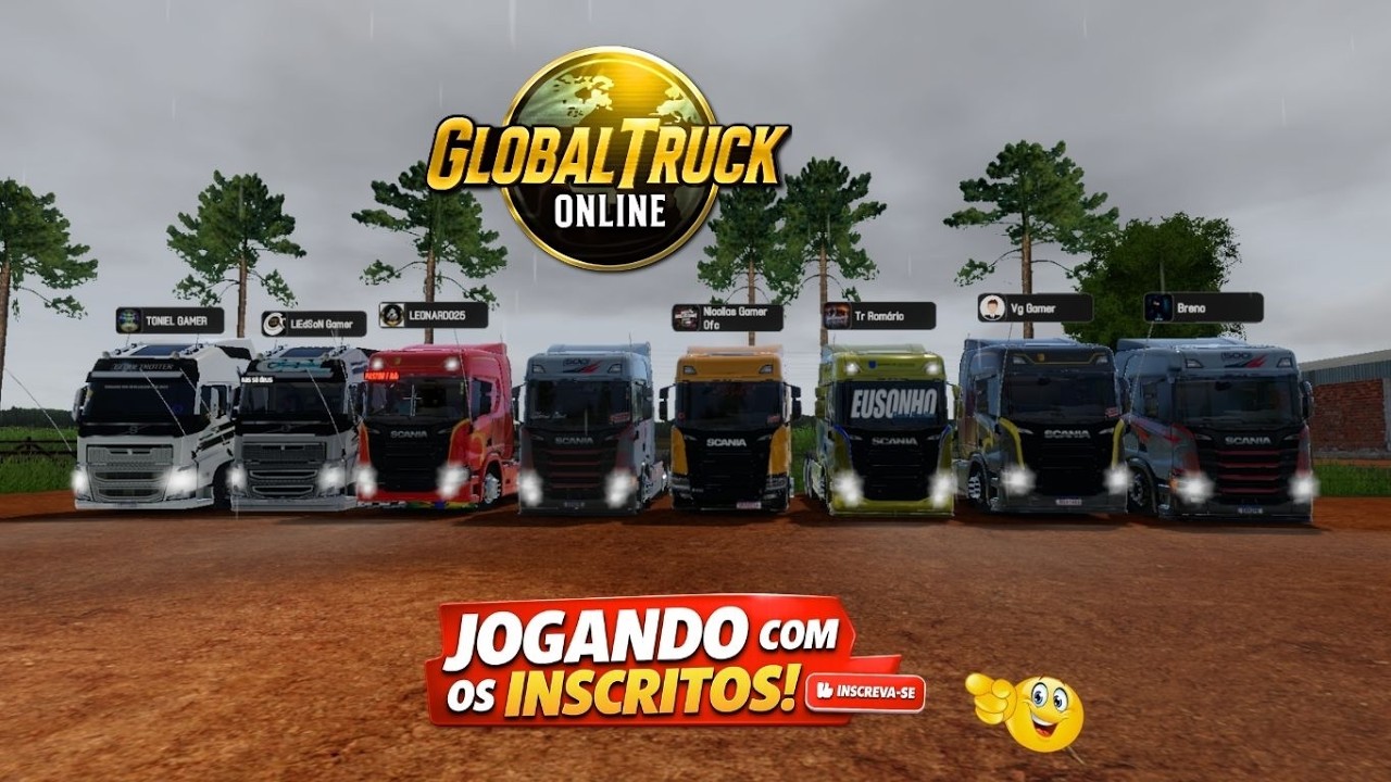 🔴LIVE AOVIVO GLOBAL TRUCK ONLINE 🚛 BORA CURTIR  A SCANIA NOVA  E GANHAR DINHEIRO 😁👍NO JOGO!