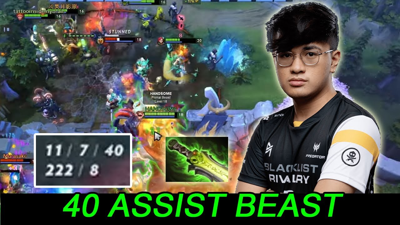 GABBI 40 ASSIST OFFLANE PRIMAL BEAST - ETHEREAL BUILD DOTA 2