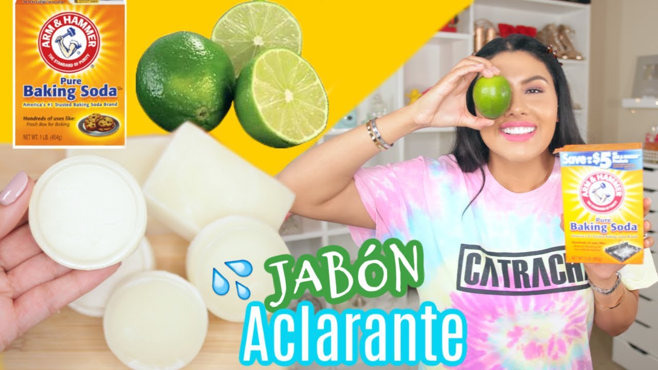 Jabòn de LIMON Y BICARBONATO Para blanquear la Piel y Eliminar todo tipo de Manchas | fashionbycarol