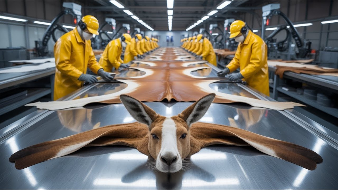 Inside the Kangaroo-Leather Factory | How Luxury Kangaroo Jackets Are Made (Full Process)
