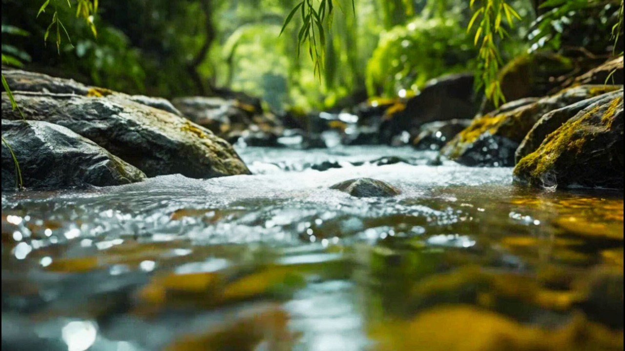 Peaceful Forest Creek Sounds 🌿 Clear Water Flow for Meditation & Yoga