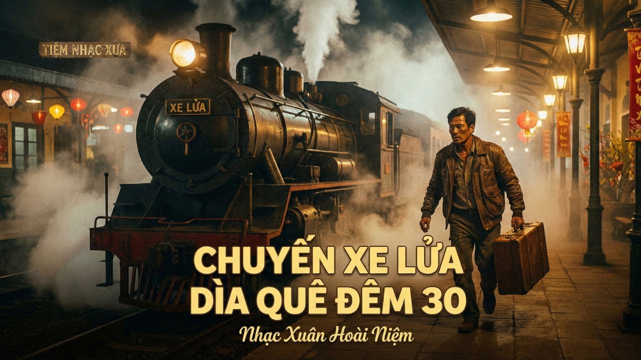Tiếng Còi Tàu Đêm 30: CHUYẾN XE LỬA CUỐI CÙNG DÌA ĂN TẾT (Bolero Xưa)