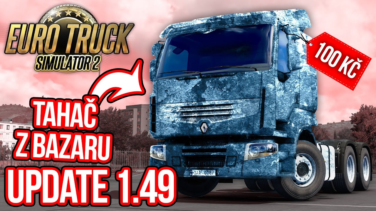 UPDATE 1.49: BAZAR TAHAČŮ, NOVÉ EFEKTY POČASÍ, MĚSÍC A NOČNÍ OBLOHA | Euro Truck Simulator 2 #277