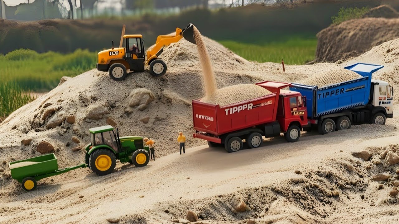Mission Adventure 3 Tata Truck / JCB aur Tractor ka 'damdar' Sand Loading | @rsmini0055 