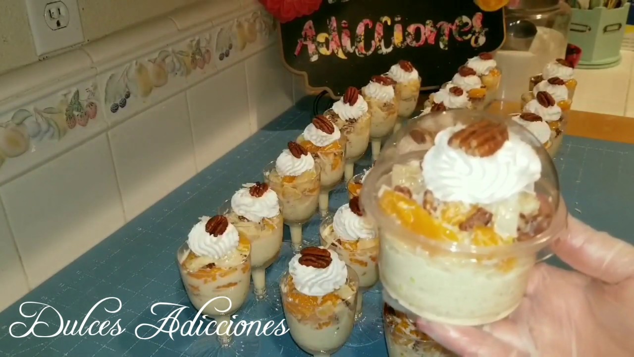 #192- Receta: Tres leches con Rompope y ensalada de frutas cremosita.