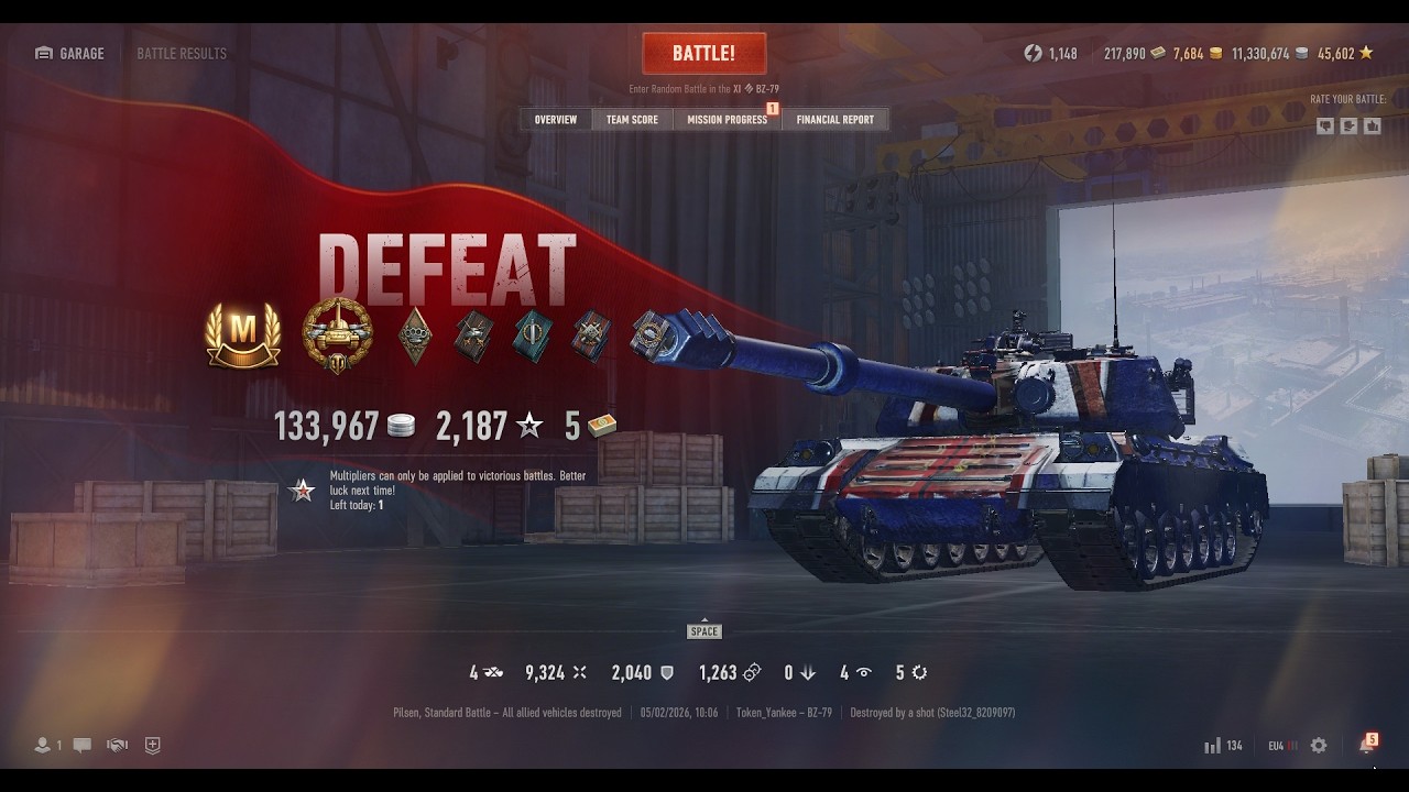 BZ-79 | Pilsen map | Ace Tanker | High Caliber | 9324 DMG