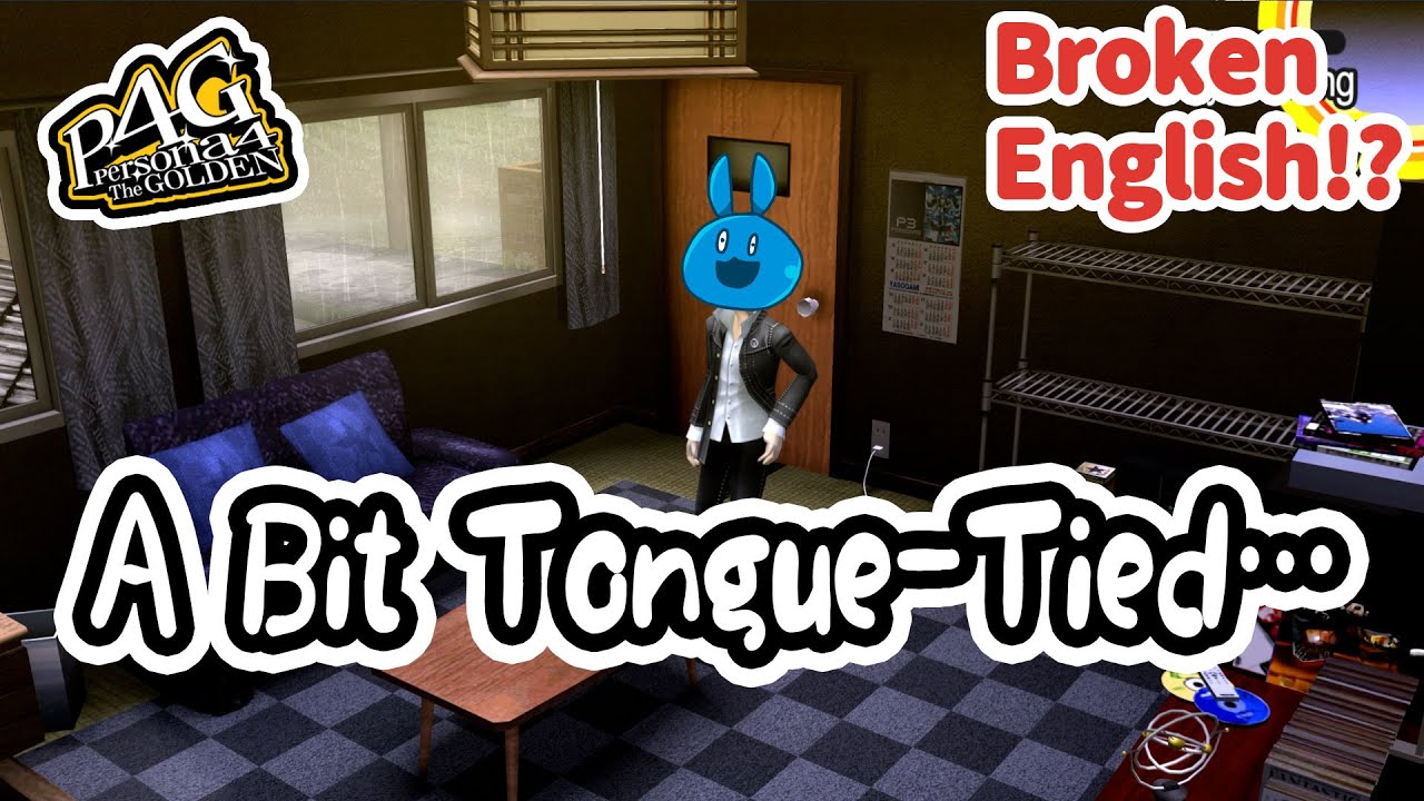 Playing Persona4... With My Very Broken English🐰😂🐰#33|A Bit Tongue-Tied…