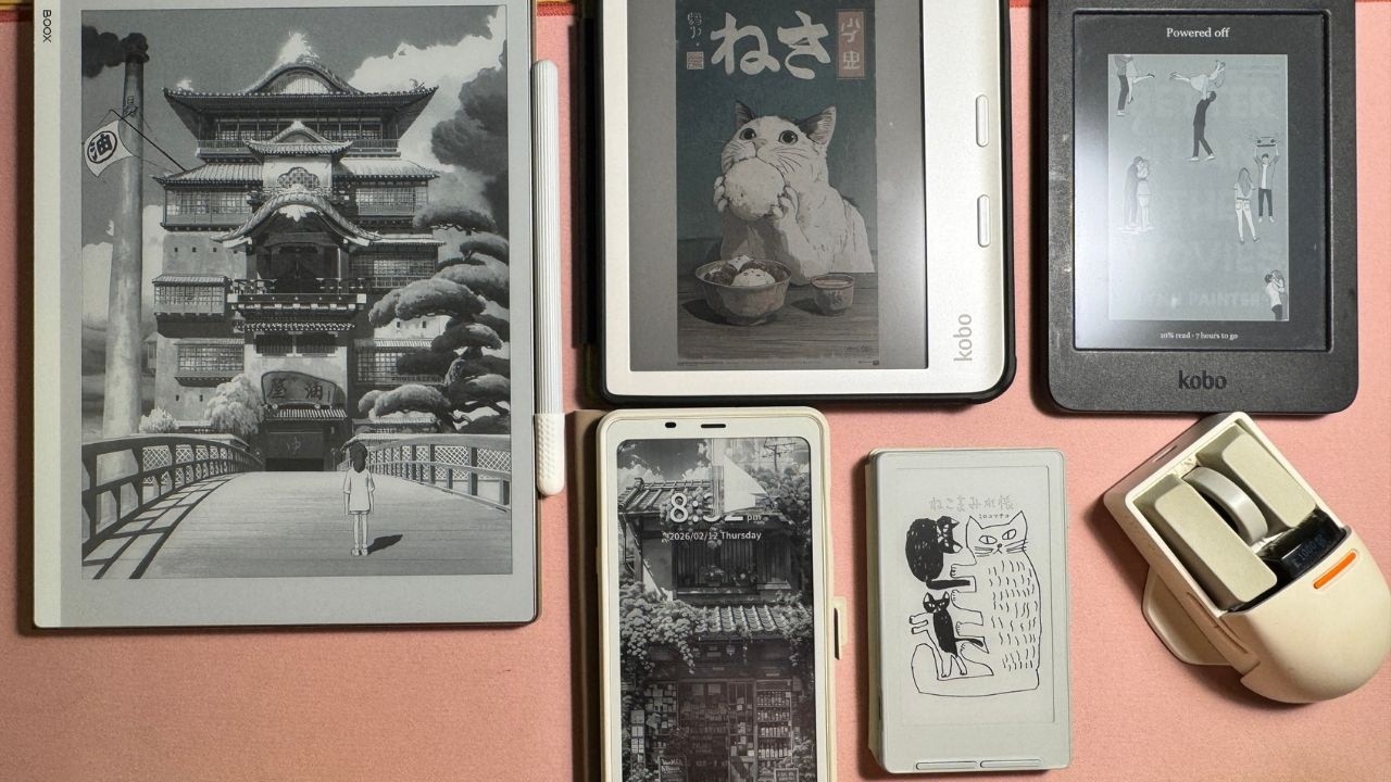 Do I Have Too Many E-Ink Devices? My Actual Setup|Xteink X4,Kobo Libra Color,Boox Palma 2,BooxGo10.3