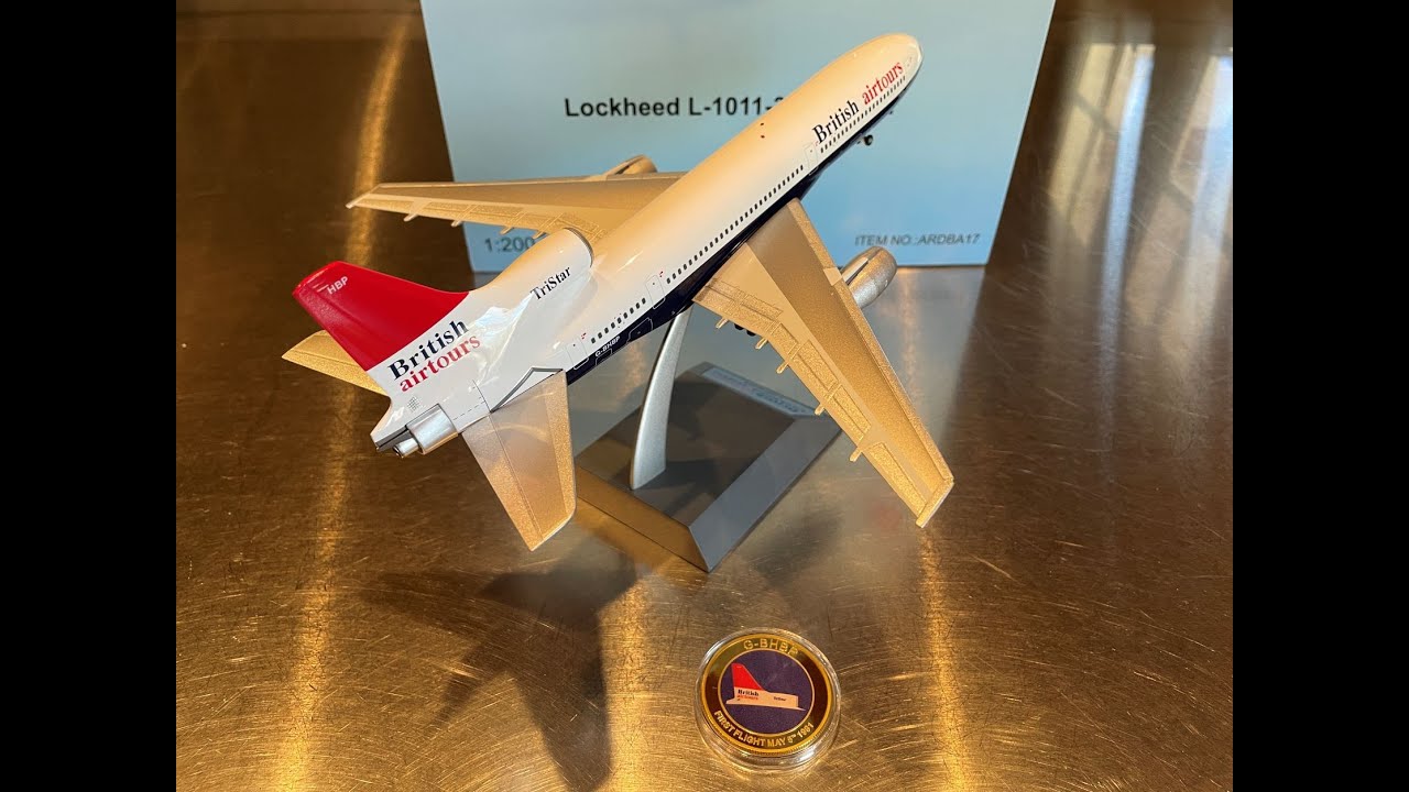 Lockheed Tristar L-1011 British Airtours 1:200 Aviation Retail Direct Unboxing and Review