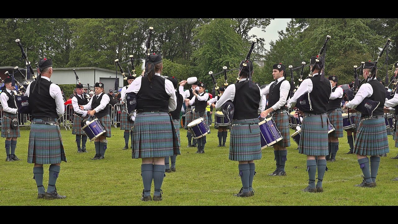 Boghall & Bathgate Caledonia's Centenary Jewel at the 2019 UK Pipe Band Championships