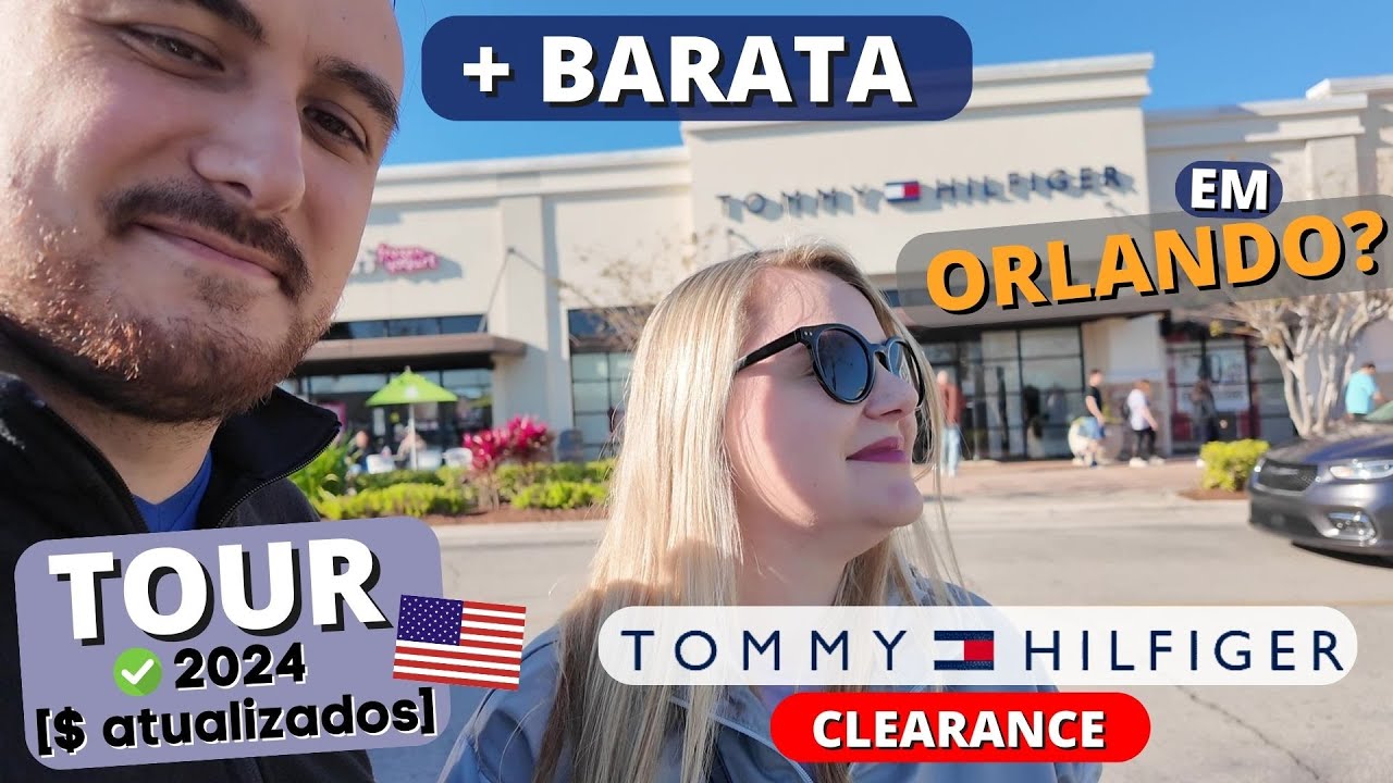 Tour na Tommy Hilfiger CLEARANCE  |✅ Preços Atualizados na Loja MAIS BARATA da Tommy em Orlando 2024