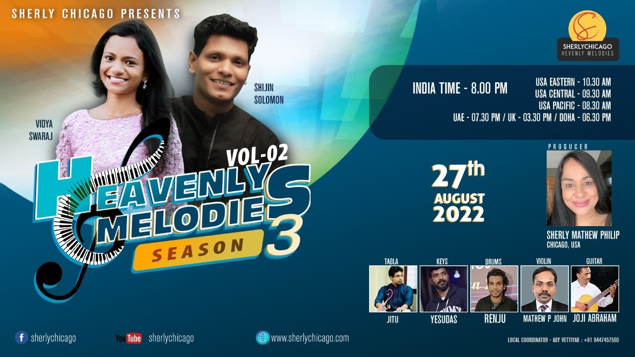Live - Sherly Chicago Presents I Heavenly Melodies Season 3 - Vol 02