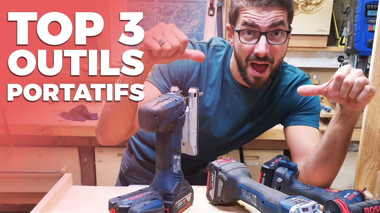 Les 3 machines - batterie 18V - indispensables dans ton atelier !