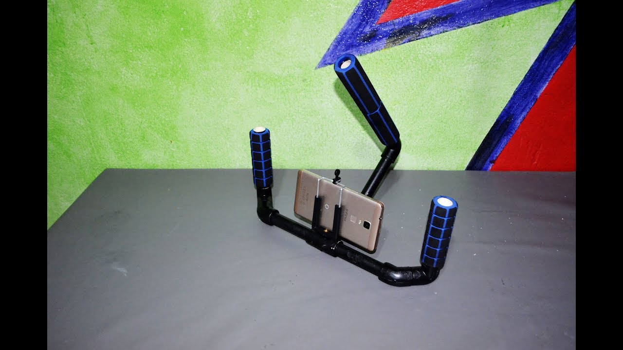 How to Make an Inexpensive Camera Stabilizer Grip 10$ //كيفية صنع مانع اهتزاز للكاميرا بارخص الاثمنة