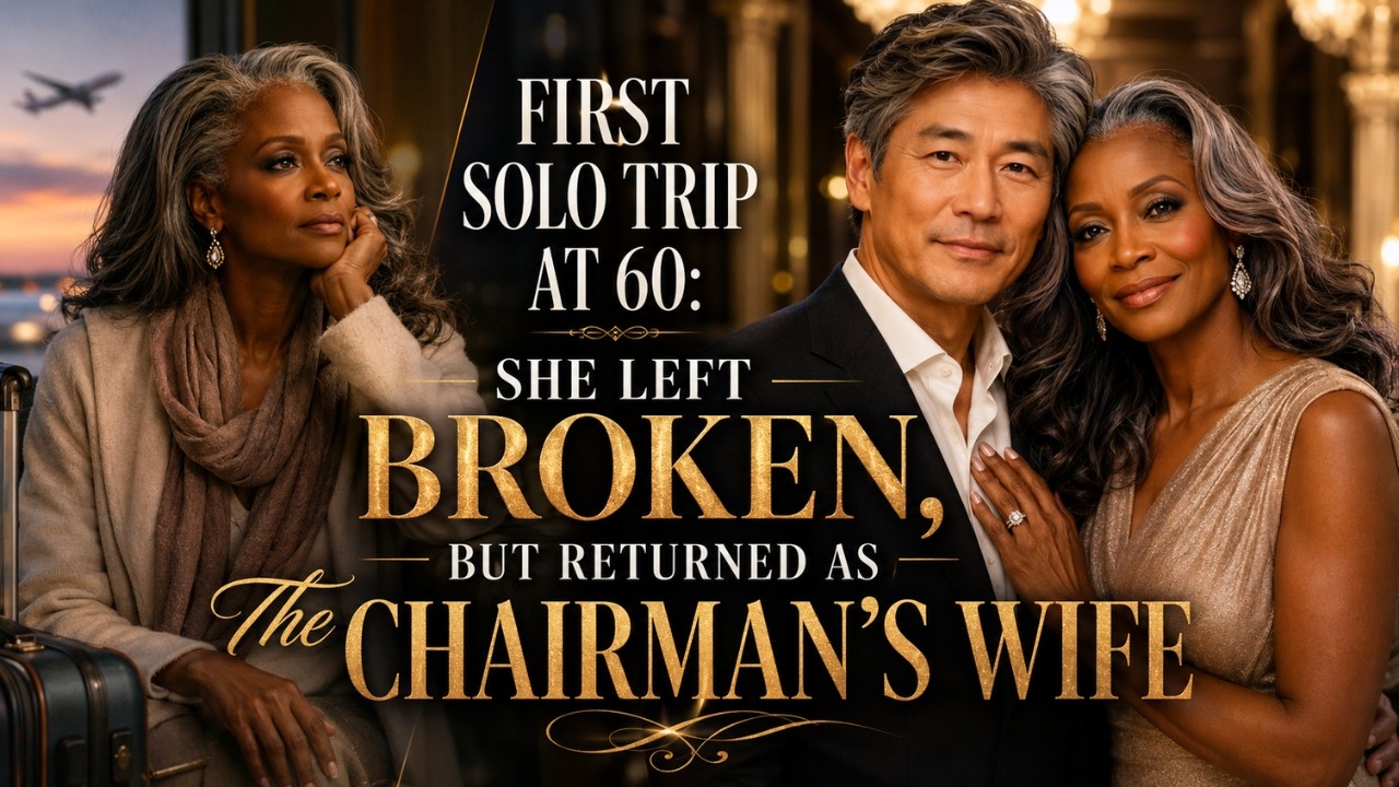 First Solo Trip at 60  She Left Broken, But Returned as The Chairman's Wife
