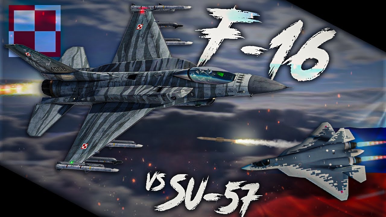 Walka z NIEWIDOCZNYM - Polski F-16 vs Su-57 w Symulatorze DCS World