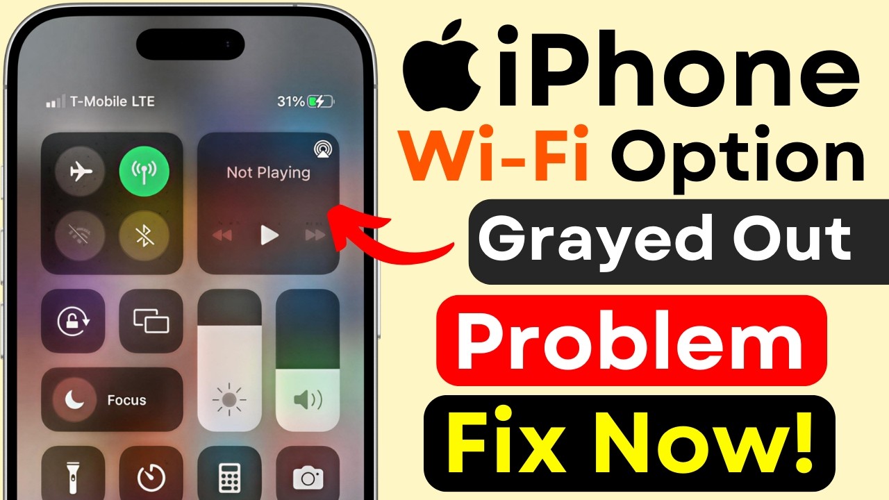 iPhone WiFi Greyed Out Fix (2026) | iPhone WiFi Not Turning On | iPhone WiFi Problem