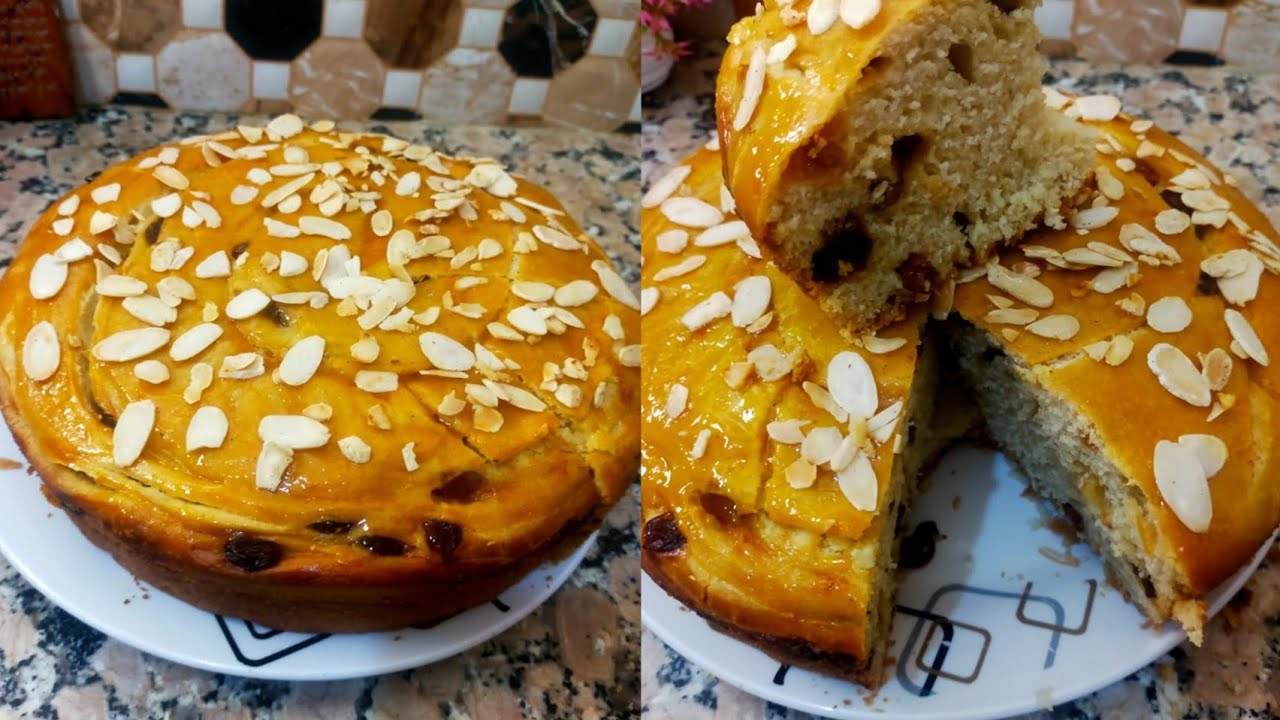 بريوش بالخميرة البلدية طالع فحال الكيك هش وكيذوب فالفم كيشهي من الشكل ديالو👌