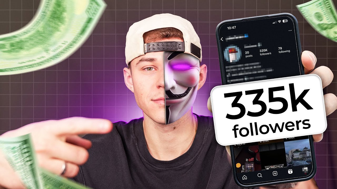 Watch me build a $100,000 faceless page business on Instagram (I show everything)