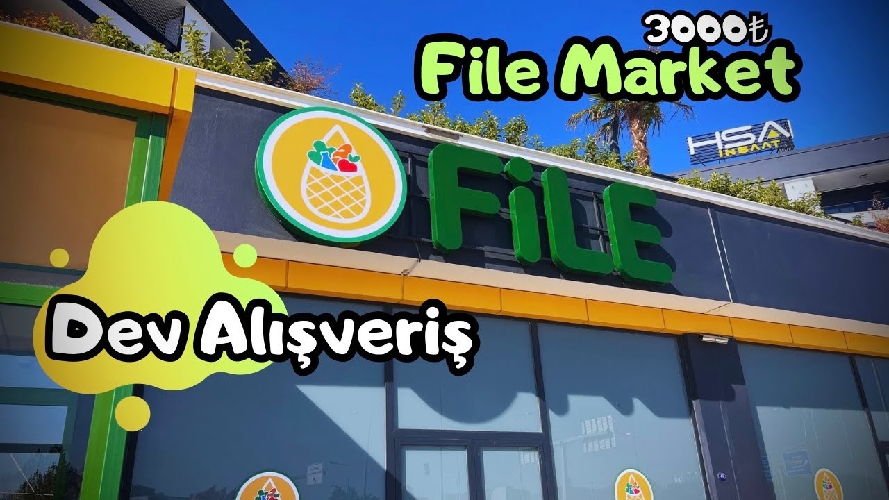3000₺ Dev File Market Alışverişi 🛒 Tüm Harras Ürünlerini Aldım