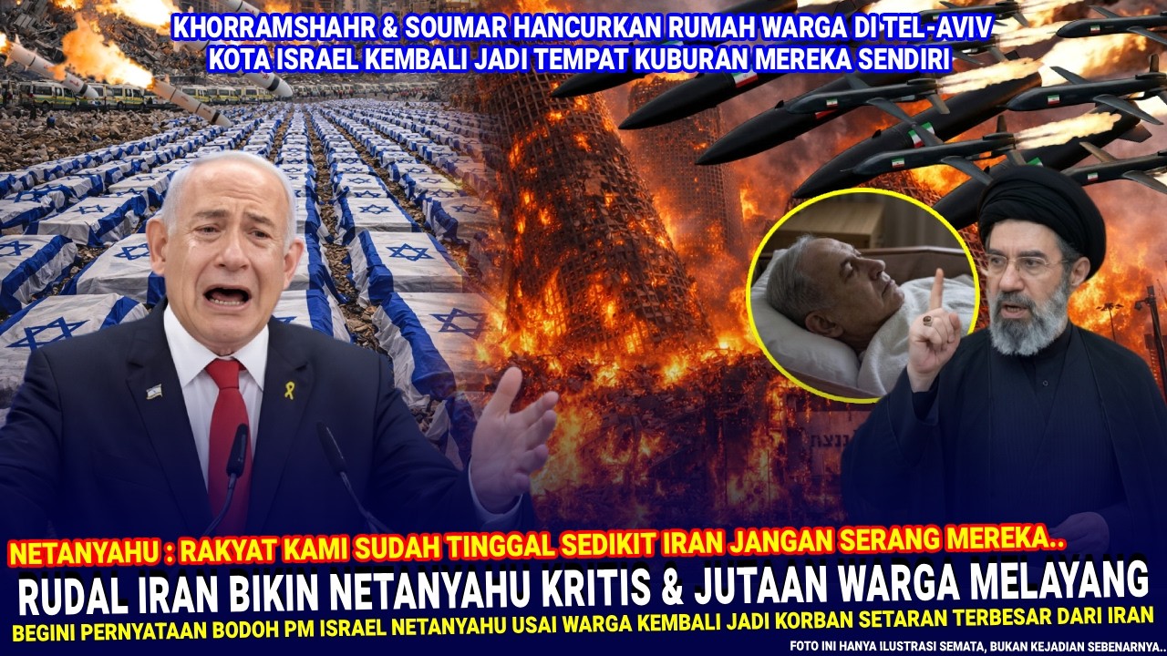 🔴 NERAKA BARU TERCIPTA DI ISRAEL!! Rudal Khorramshahr Hantam Tel Aviv, Bikin Jutaan Warga Tersiksa