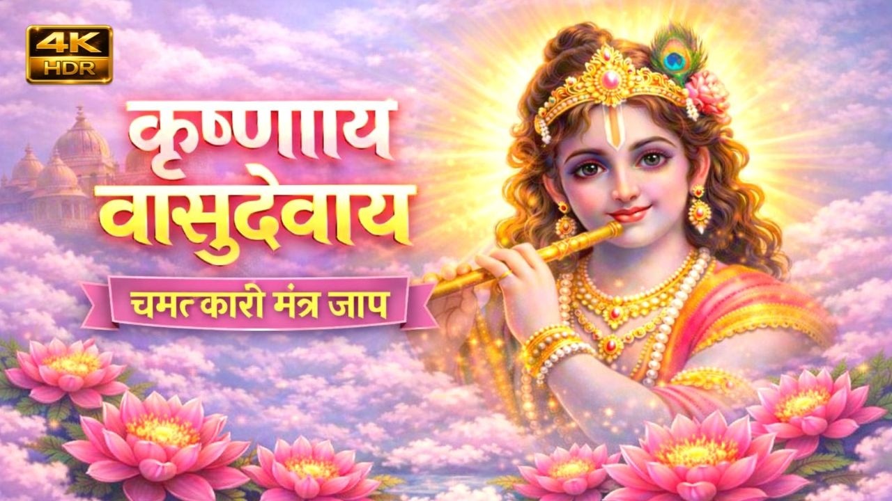 श्री कृष्ण का चमत्कारी मंत्र | Krishnaye Vasudevaye by Hari Bhajan