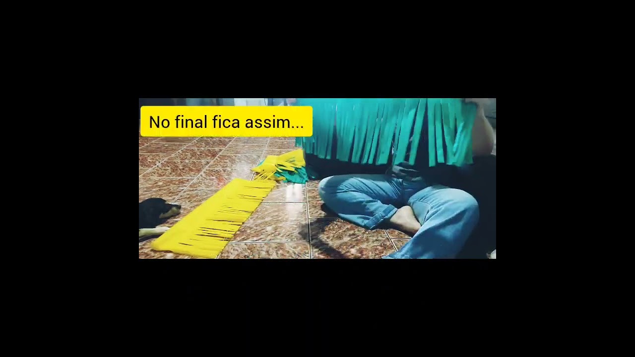 Faça seu Pompom de TNT