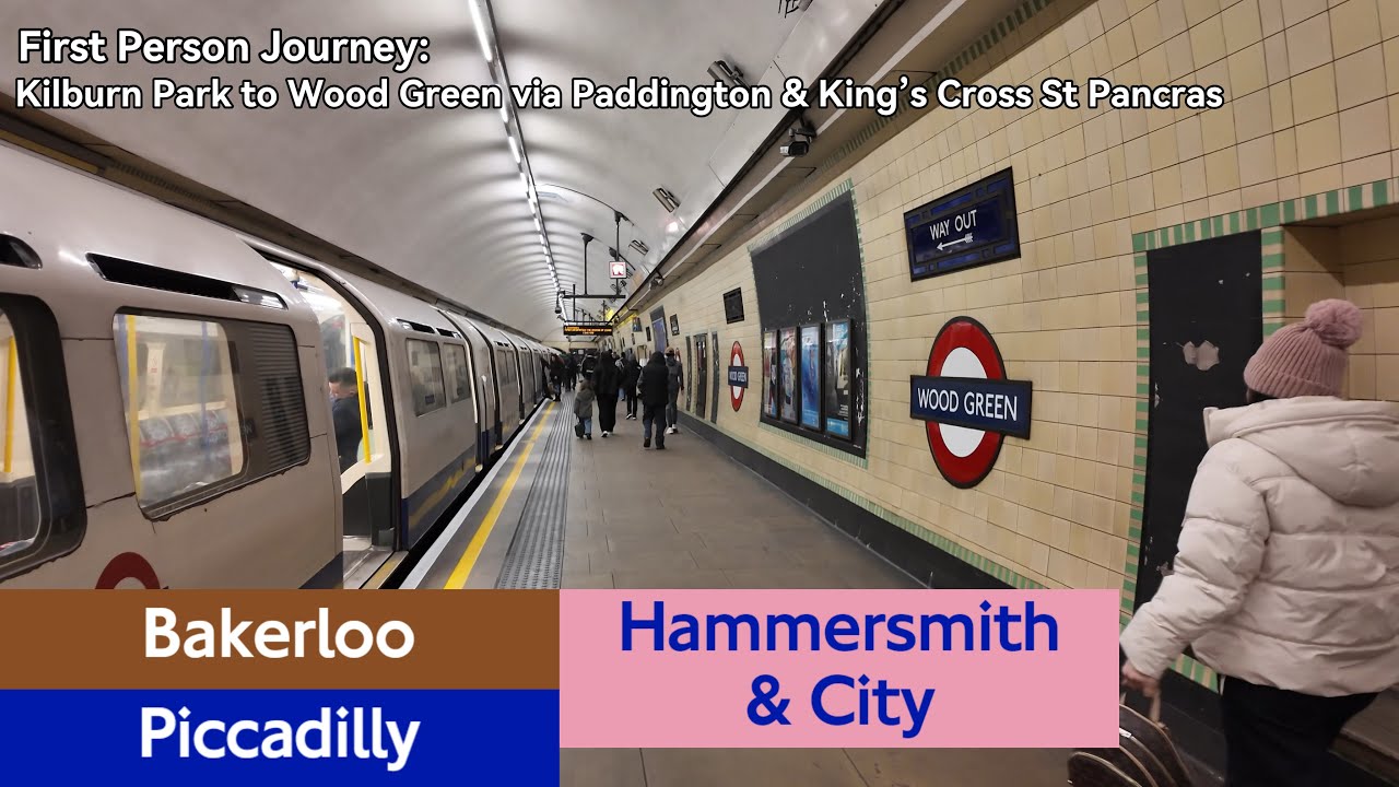 First Person Journey: Kilburn Park to Wood Green via Paddington & King's Cross St Pancras