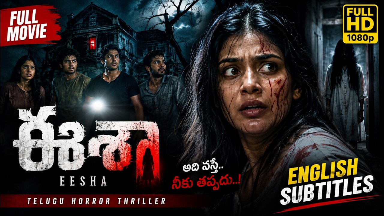 Eesha (Isha) Telugu Full Movie | Hebah Patel | Thrigun | Horror Thriller | English Subtitle