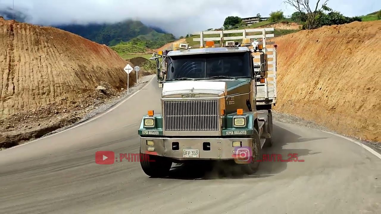 🚧🚥TRACTOMULAS COLOMBIANAS🚨 DESCENSO PELIGROSO 🚨ROSAS-CAUCA PARTE N°1🚥🚧