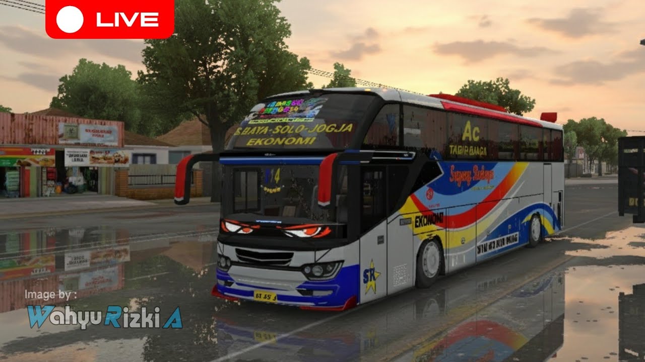 🔴 Nyoba Pake YT Bawaan || Bus Simulator Indonesia