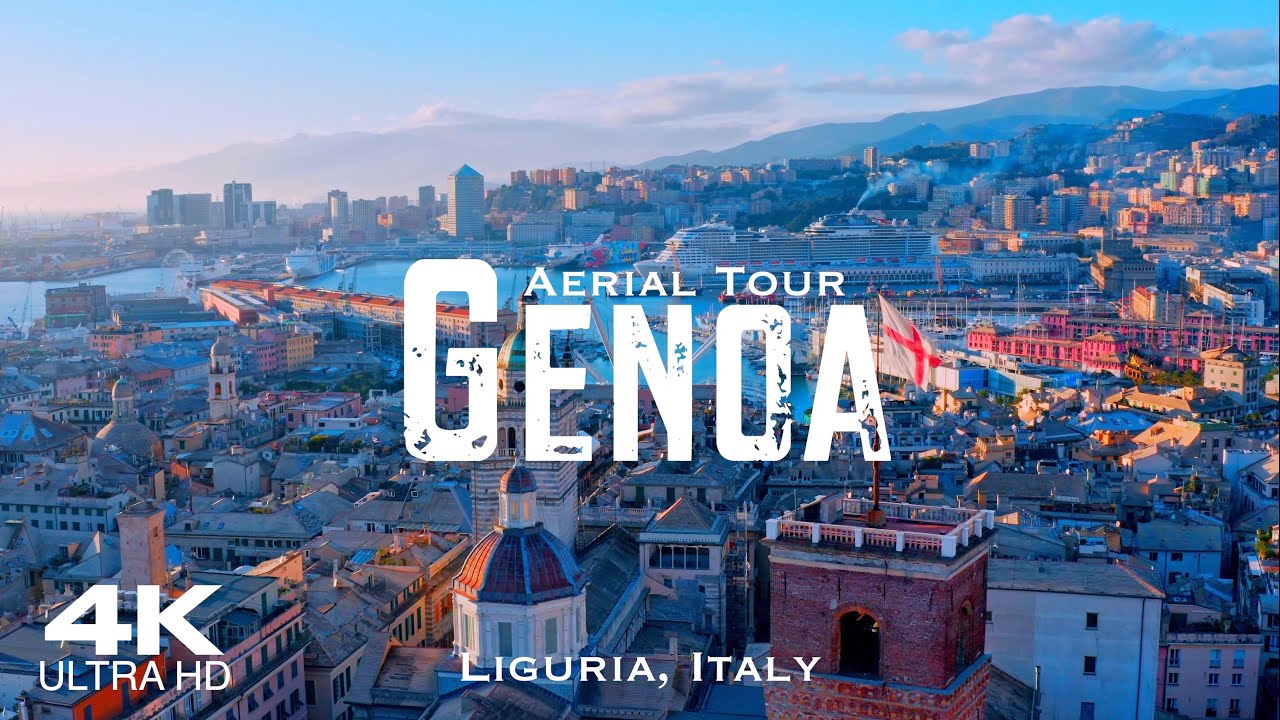 GENOA 🇮🇹 GENOVA Drone Aerial 4K | LIGURIA Genua Italy Italia