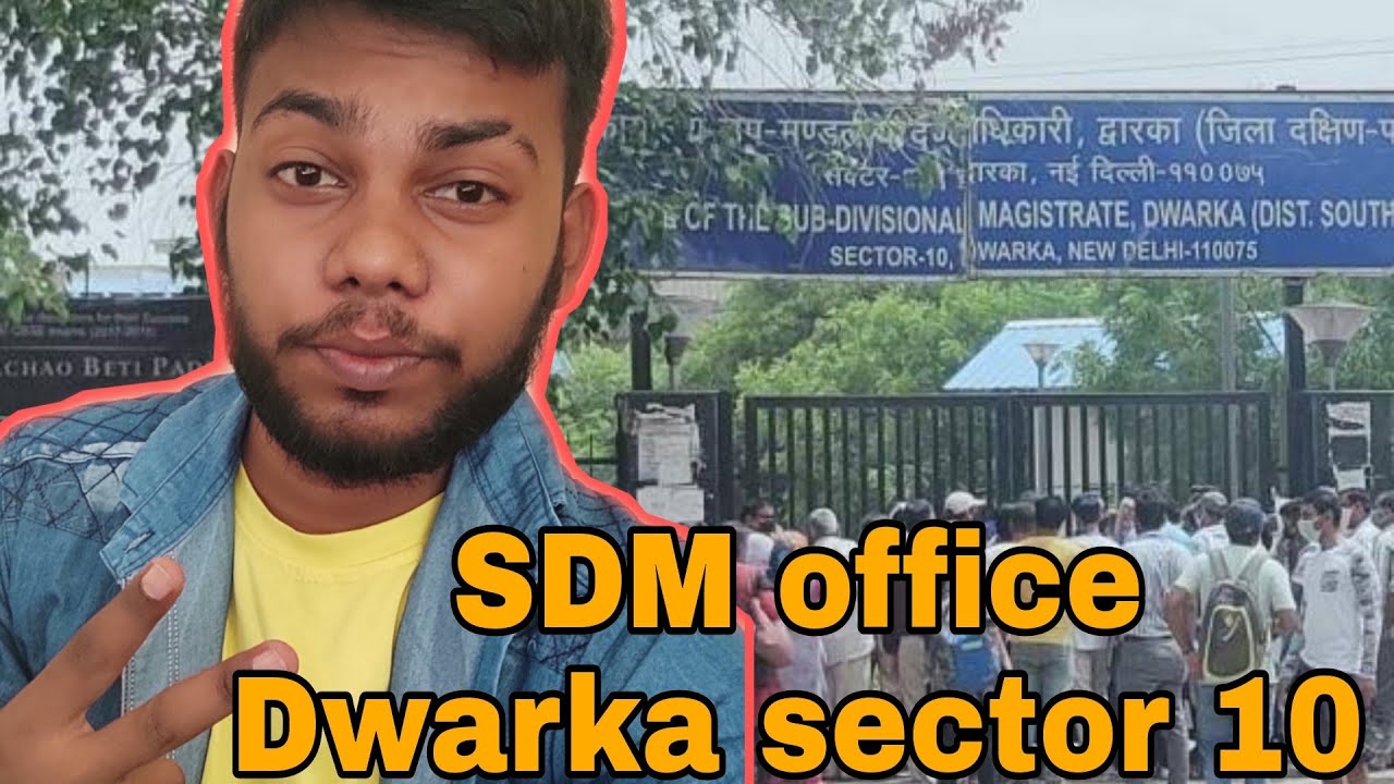 DWARKA SECTOR 10 SDM OFFICE CIVIL DEFENCE FORM CORRECTION FULL VIDEO VLOG #09