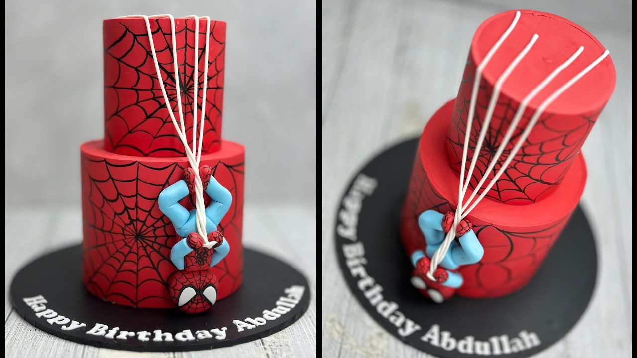 SpiderMan Cake