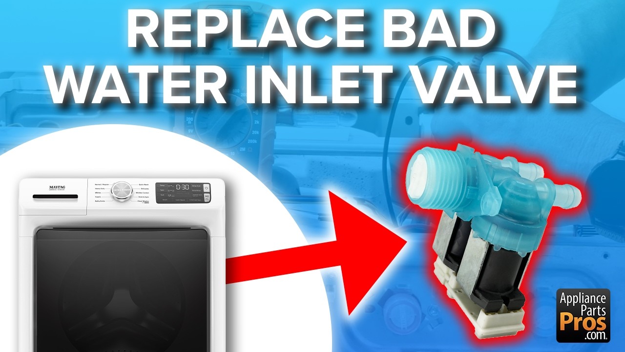 How to Test and Replace a Maytag Washer Water Inlet Valve