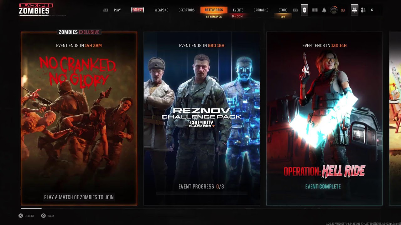 COD: BO6 ZOMBIES: OPERATION HELL RIDE EVENT