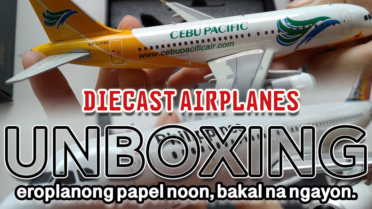 EROPLANONG PAPEL NOON, BAKAL NA NGAYON | UNBOXING DIECAST AIRPLANE COLLECTIONS