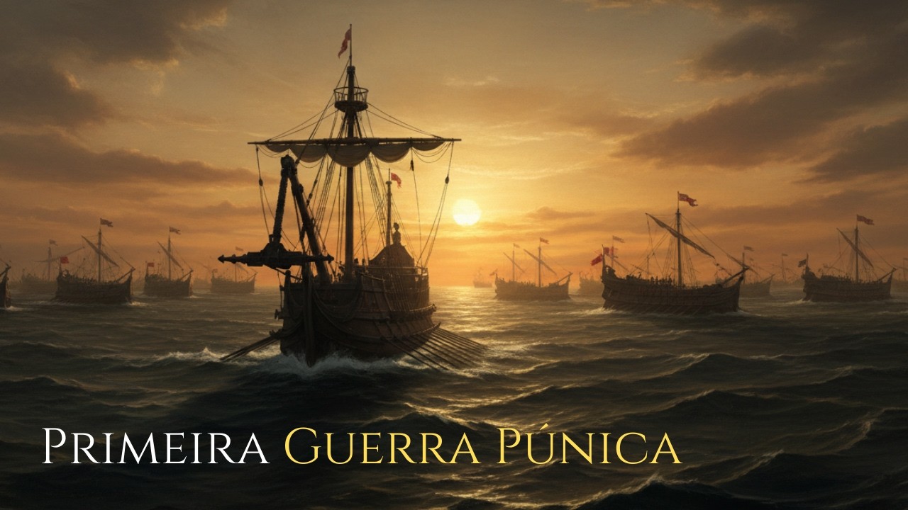 1ª Guerra Púnica: A Engenharia que Deu o Mediterrâneo a Roma