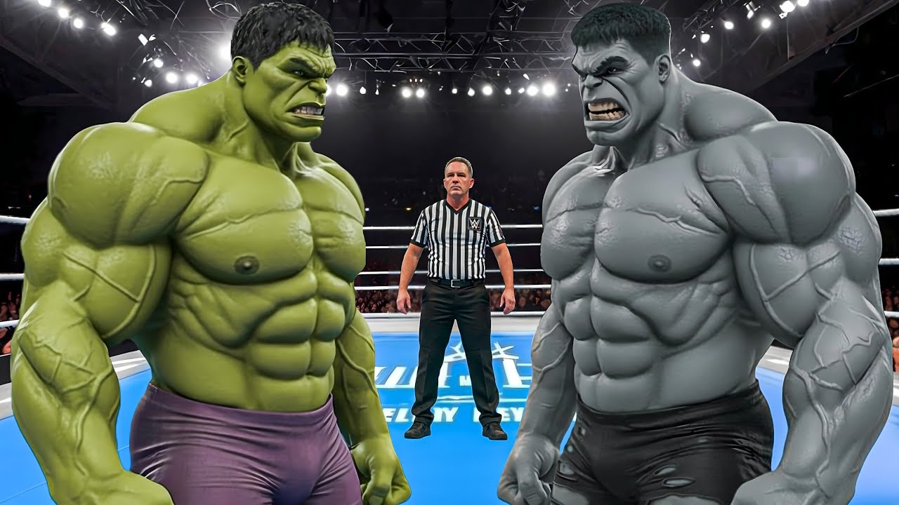WWE 2K25 - Халк против Серого Халка | Геймплей на PS5